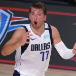 Luka Doncic, en el primer partido ante Los Angeles Clippers