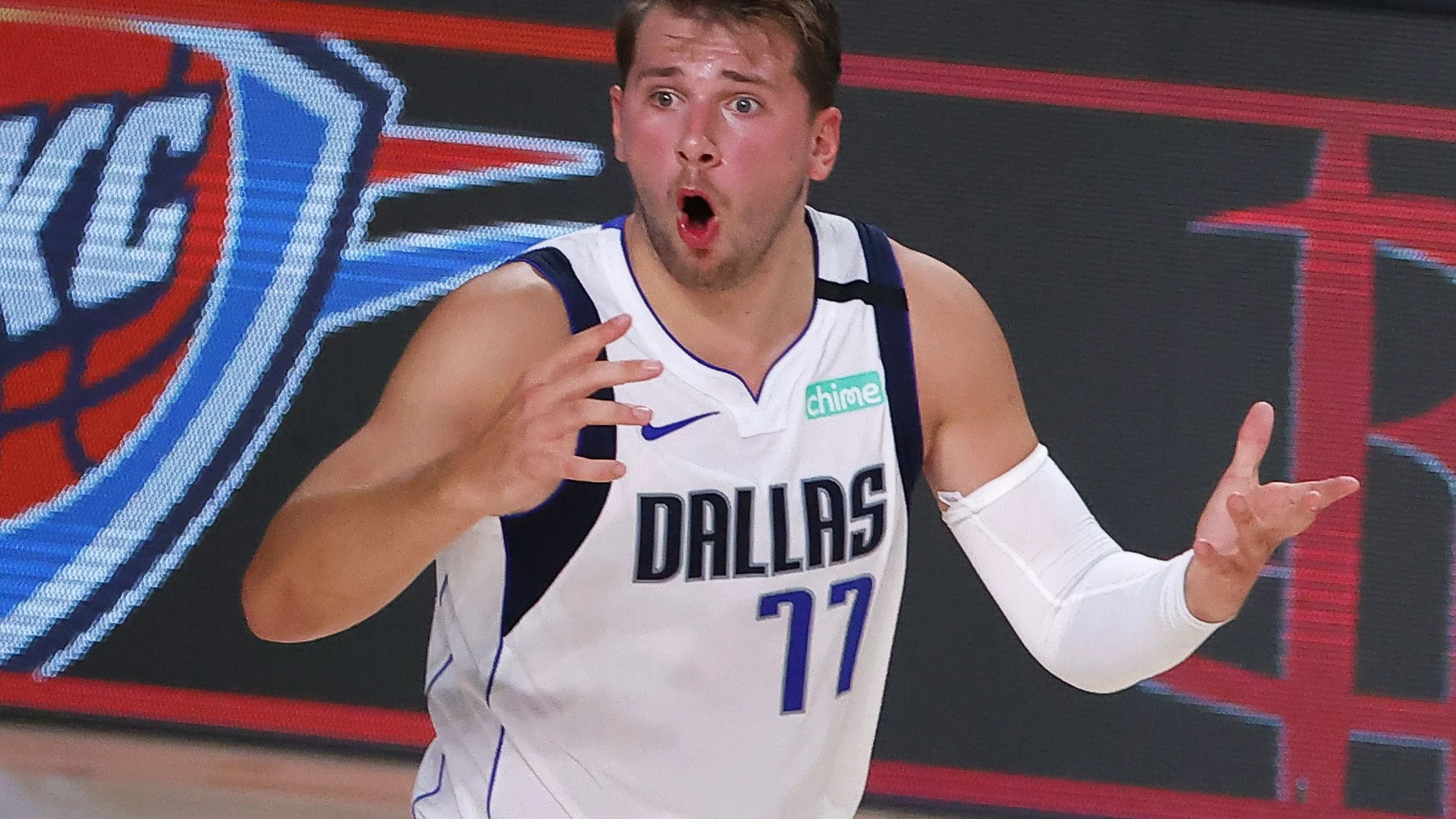Luka Doncic, en el primer partido ante Los Angeles Clippers