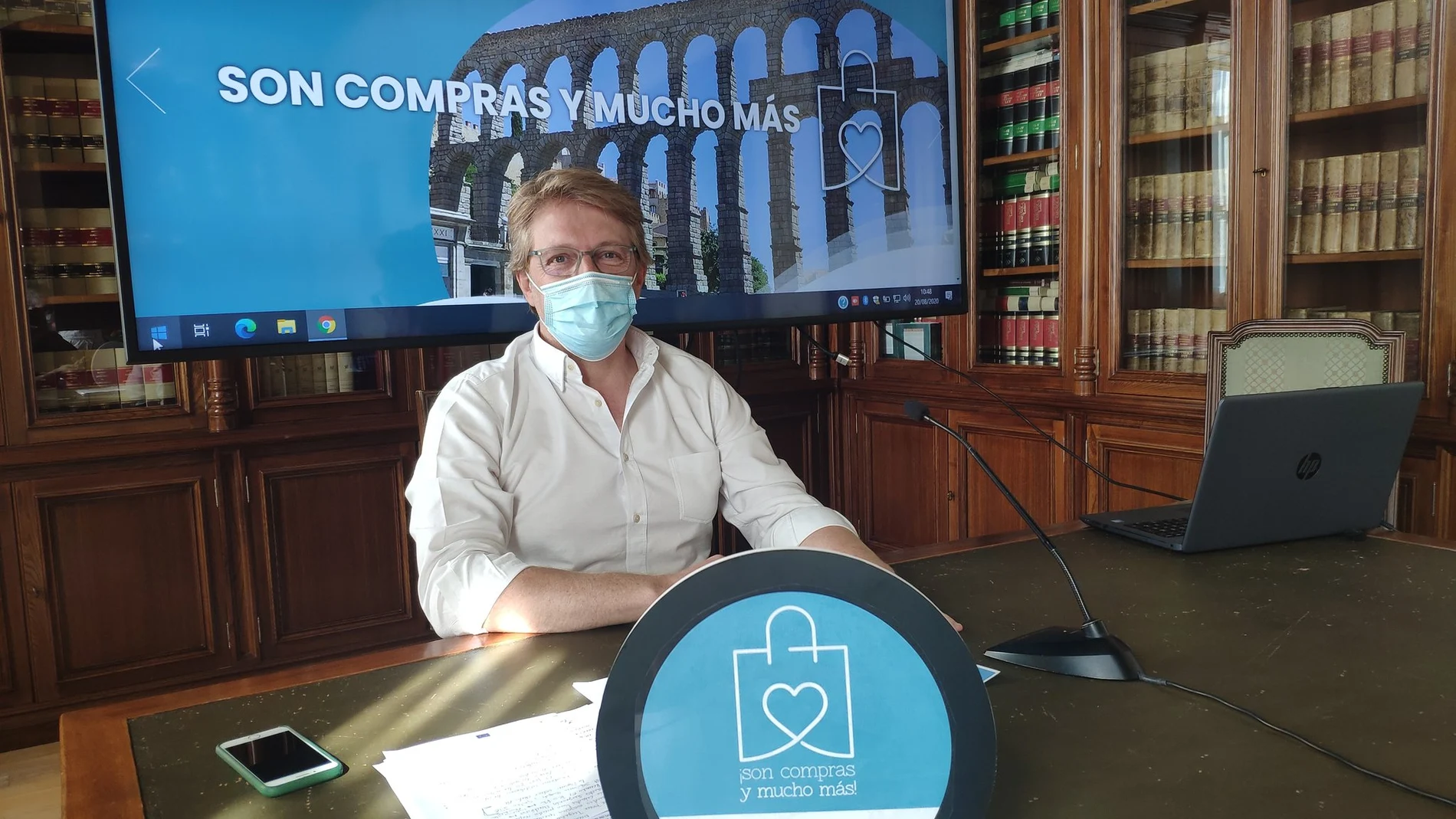 El alcalde accidental de Segovia y concejal de Innovación y Desarrollo Económico, Jesús García Zamora