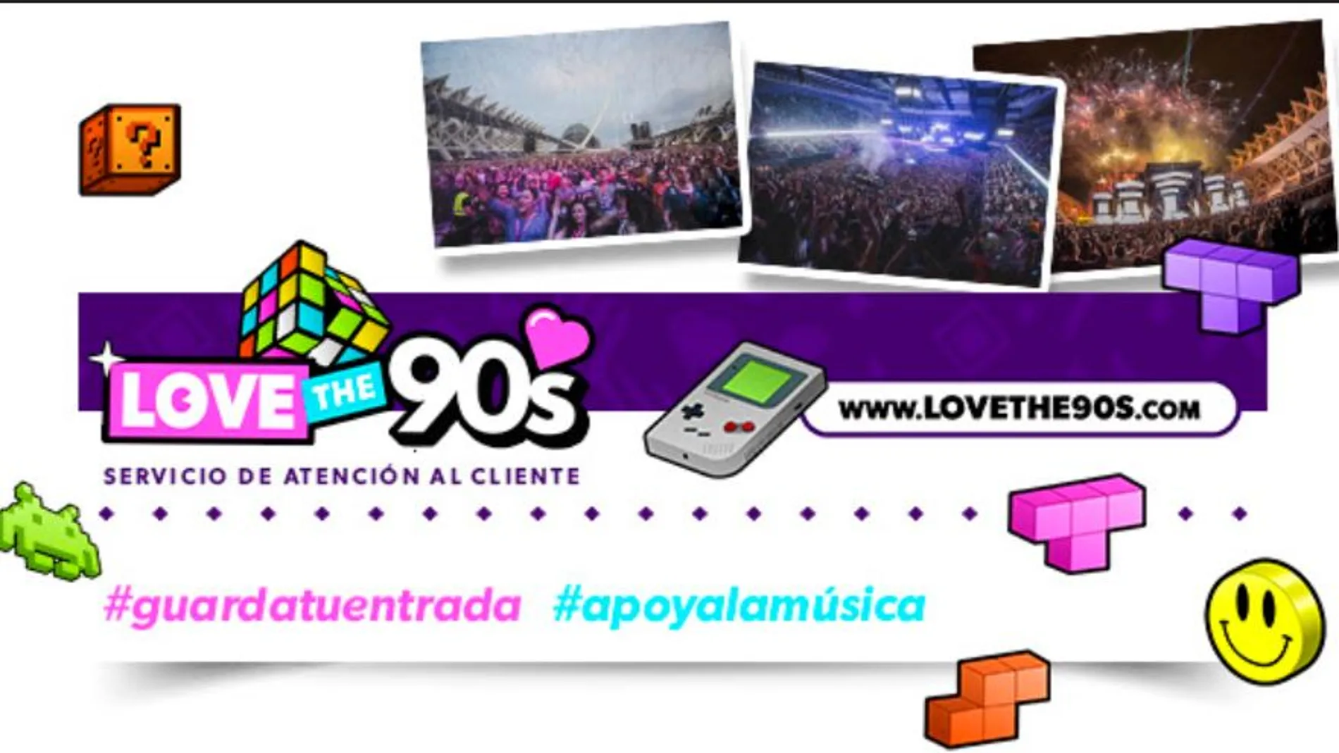 El festival "Love the 90's" se ha aplazado hasta mayo de 2021