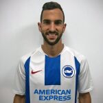 Martín Montoya con el Brighton.
