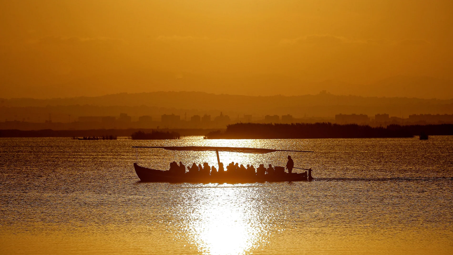 Atardecer desde La Albufera