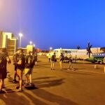 Miembros del Brif de Lubia llegan a Canarias
