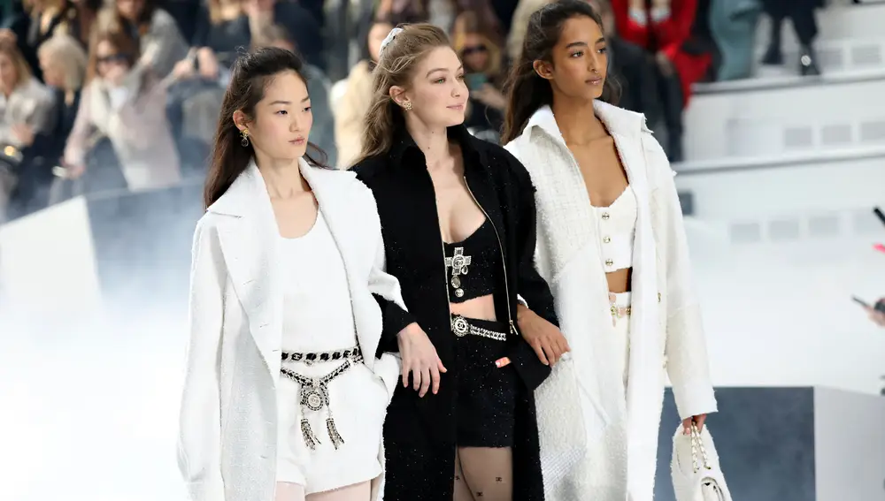 Desfile de Chanel en la Semana de la Moda de París.