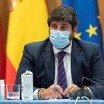El presidente de la Comunidad de Murcia, Fernando López Miras