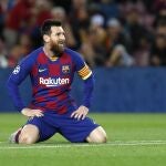 Leo Messi, en un partido del Barcelona