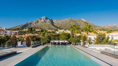 Interior de una vivienda de lujo en Marbella (Málaga)