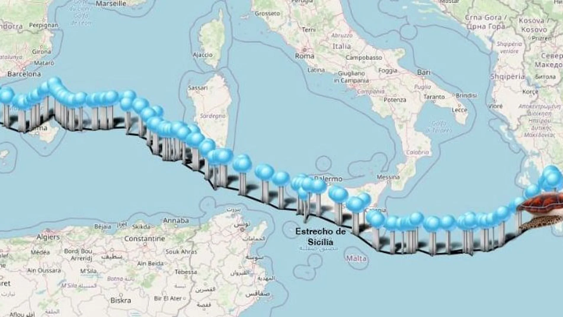 Colomera ha recorrido más de 3000 kilómetros desde el pasado 25 de junio