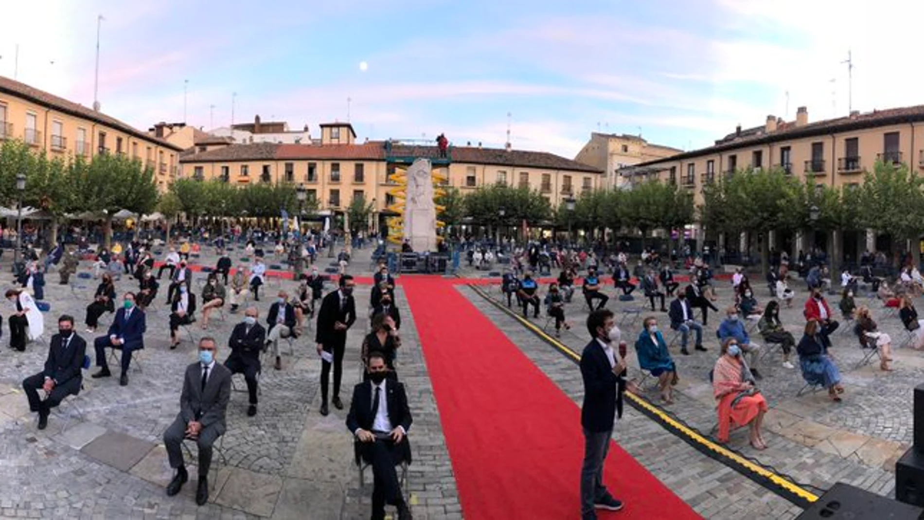 Homanaje de Palencia a las víctimas del Covid-19