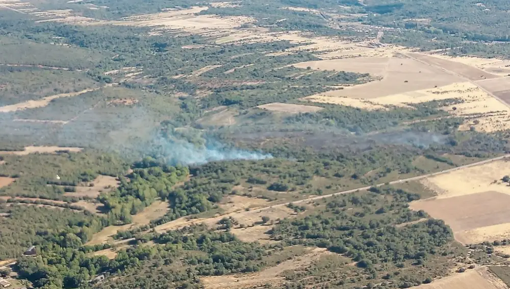 Incendio forestal en Bercianos de Aliste (Zamora)JCYL28/08/2020