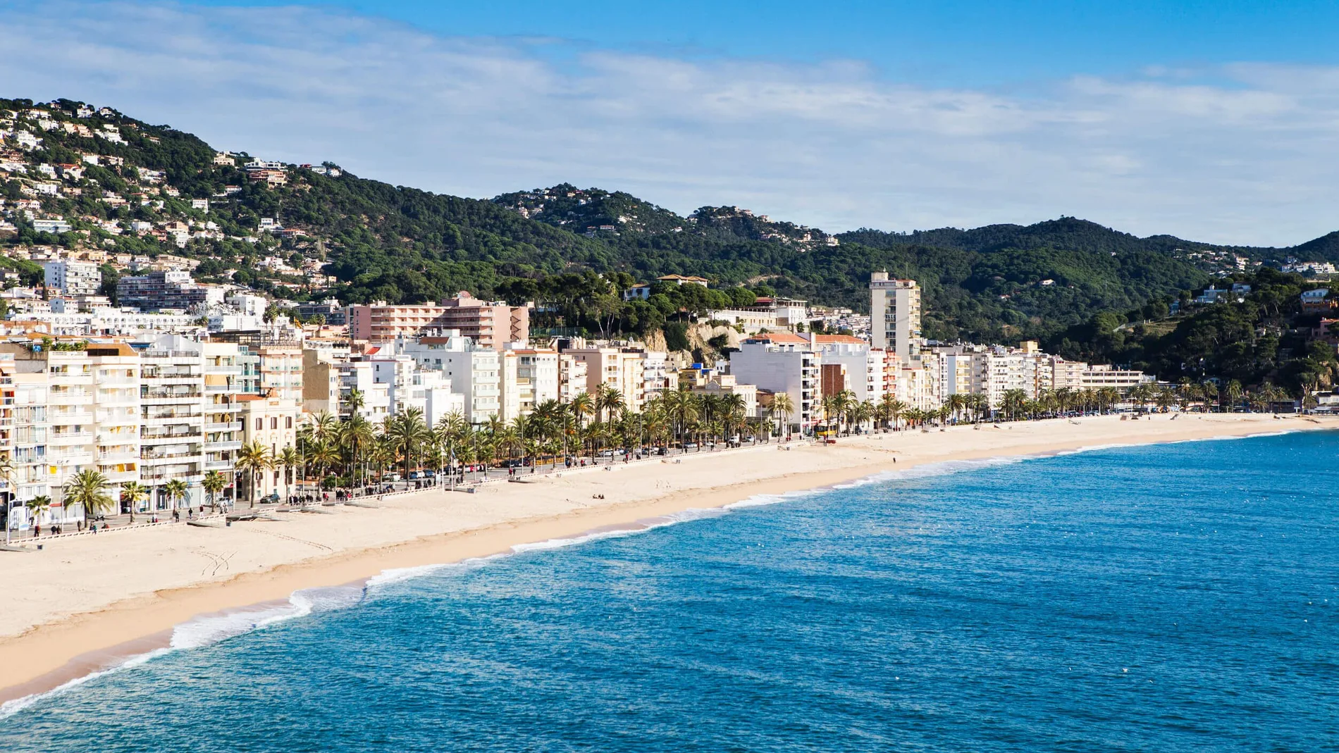 En la imagen, una playa de la Costa Brava