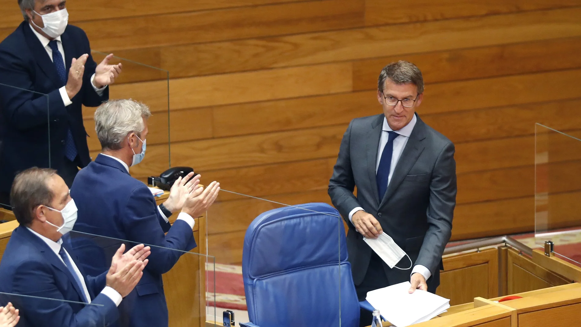 Feijóo comienza su discurso en el Pleno de Investidura de la XI legislatura