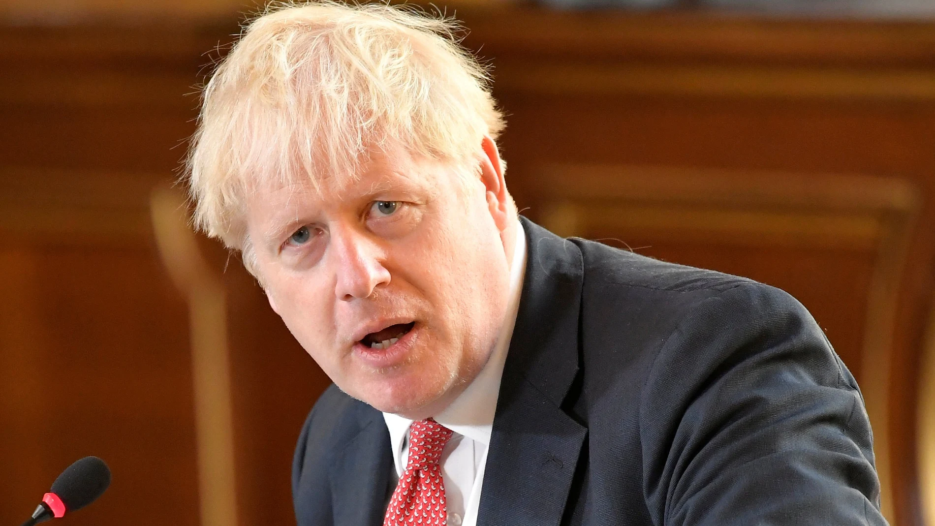 British Prime Minister Boris Johnson chairs a Cabinet meeting