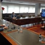 El delegado del Gobierno, Javier Izquierdo, preside la reunión del Centro de coordinación operativa