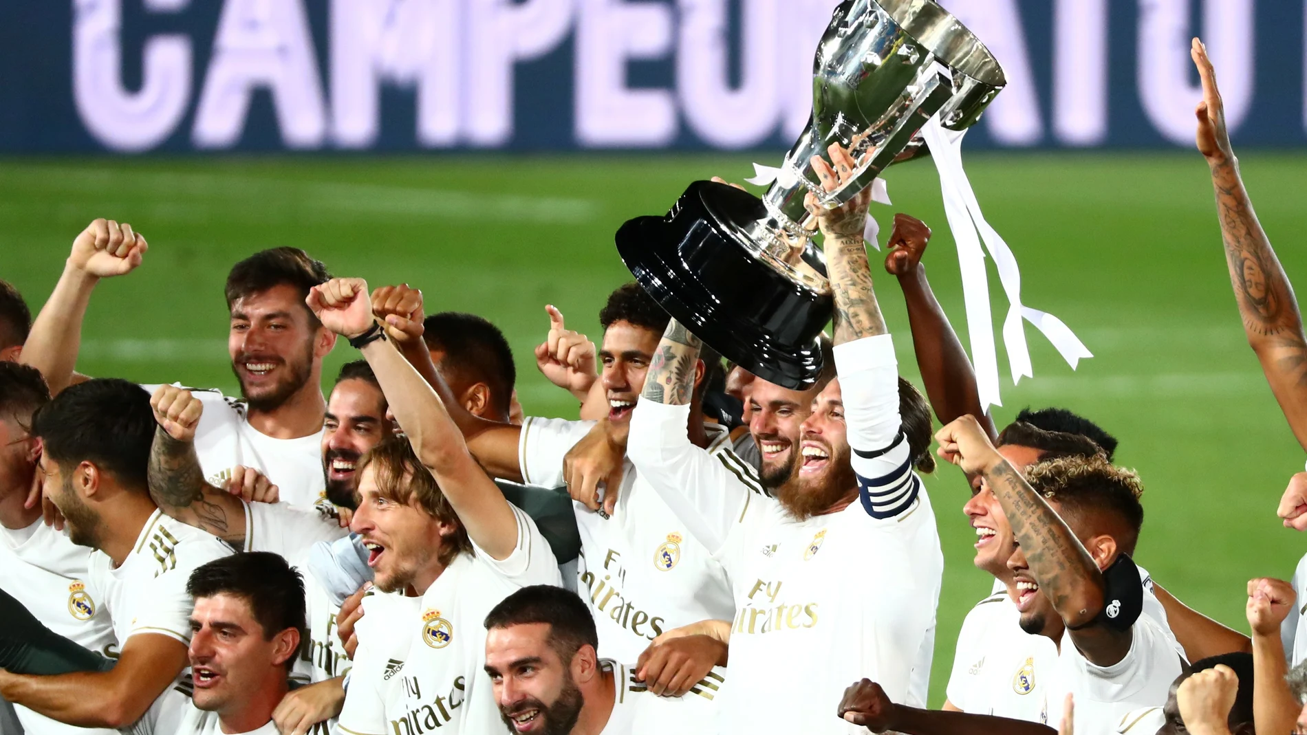 El Real Madrid defenderá su título de Liga a puerta cerrada por el momento
