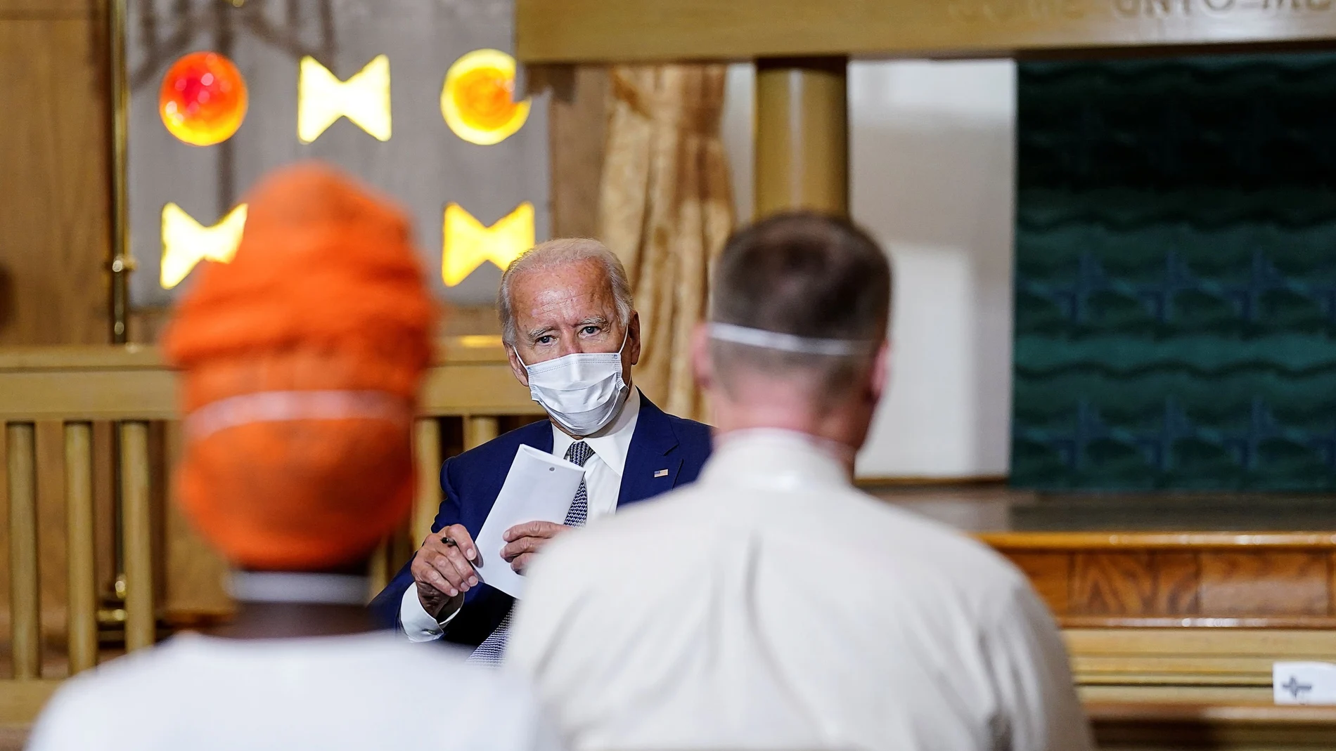 Democratic U.S. presidential nominee Joe Biden visits Kenosha, Wisconsin