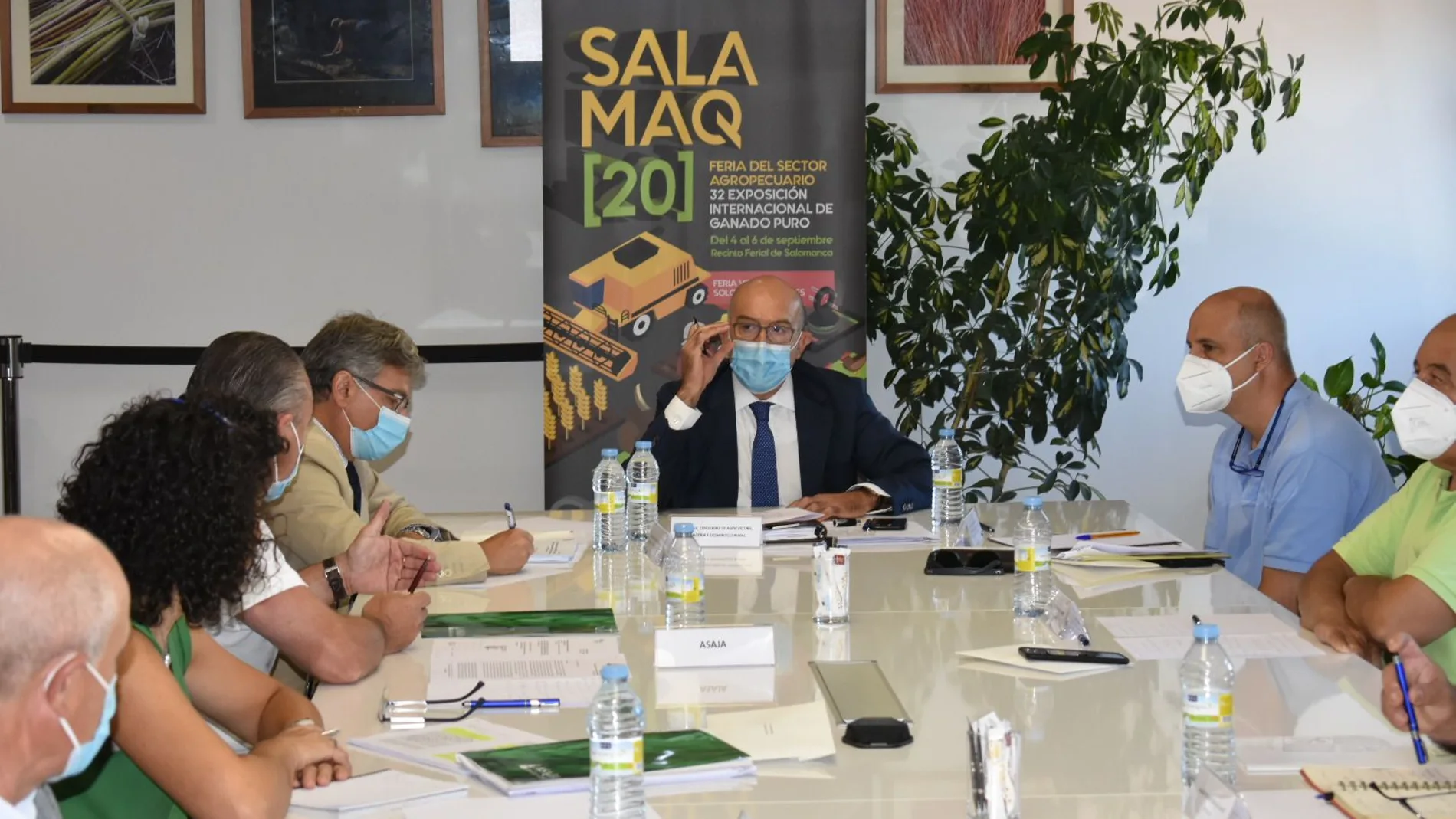 El consejero de Agricultura, Ganadería y Desarrollo Rural, Jesús Julio Carnero, preside en Salamanca el Consejo Regional Agrario