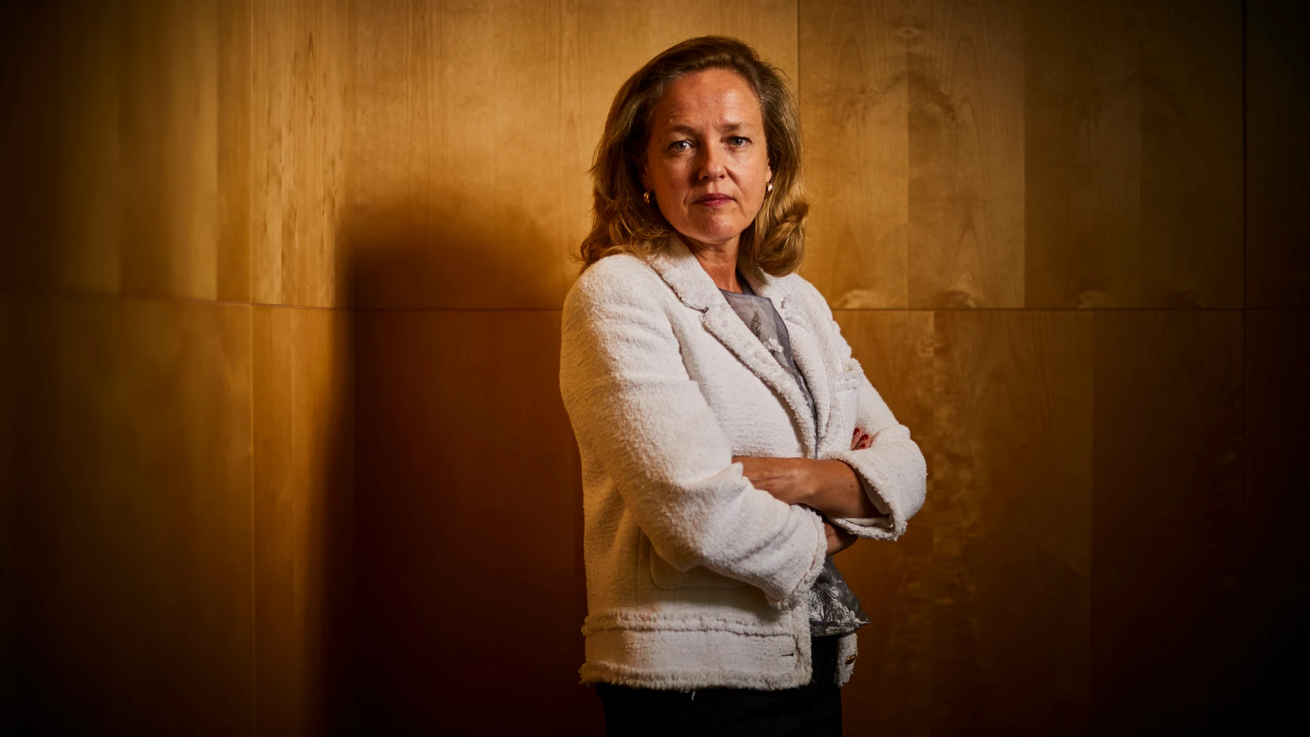 Entrevista con Nadia María Calviño Santamaría, Vicepresidenta Tercera del Gobierno y Ministra de Asuntos Económicos y Transformación Digital de España en la sede del ministerio