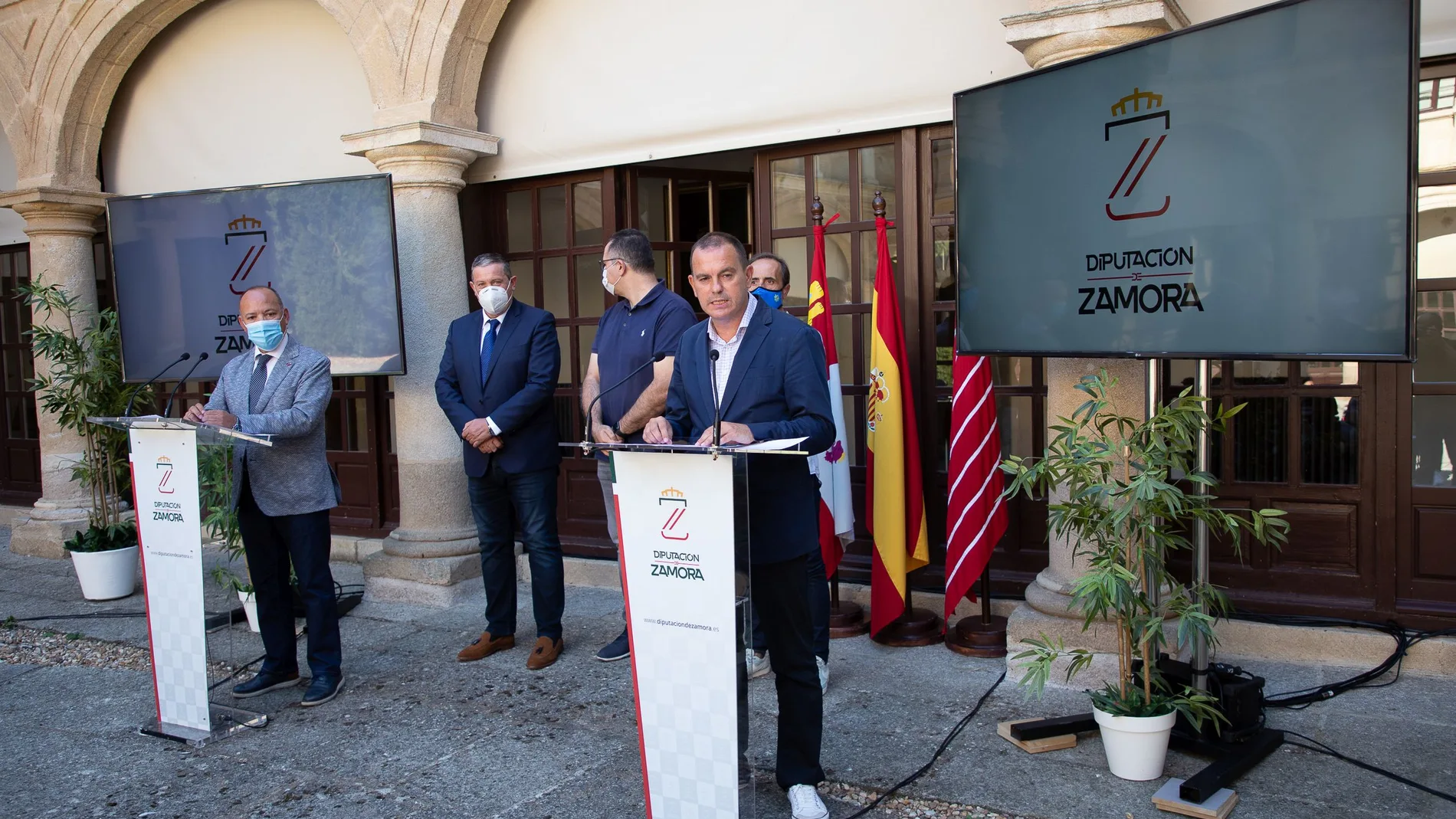 El presidente de la Diputación de Zamora, Francisco José Requejo, hace balance de su primer año de mandato