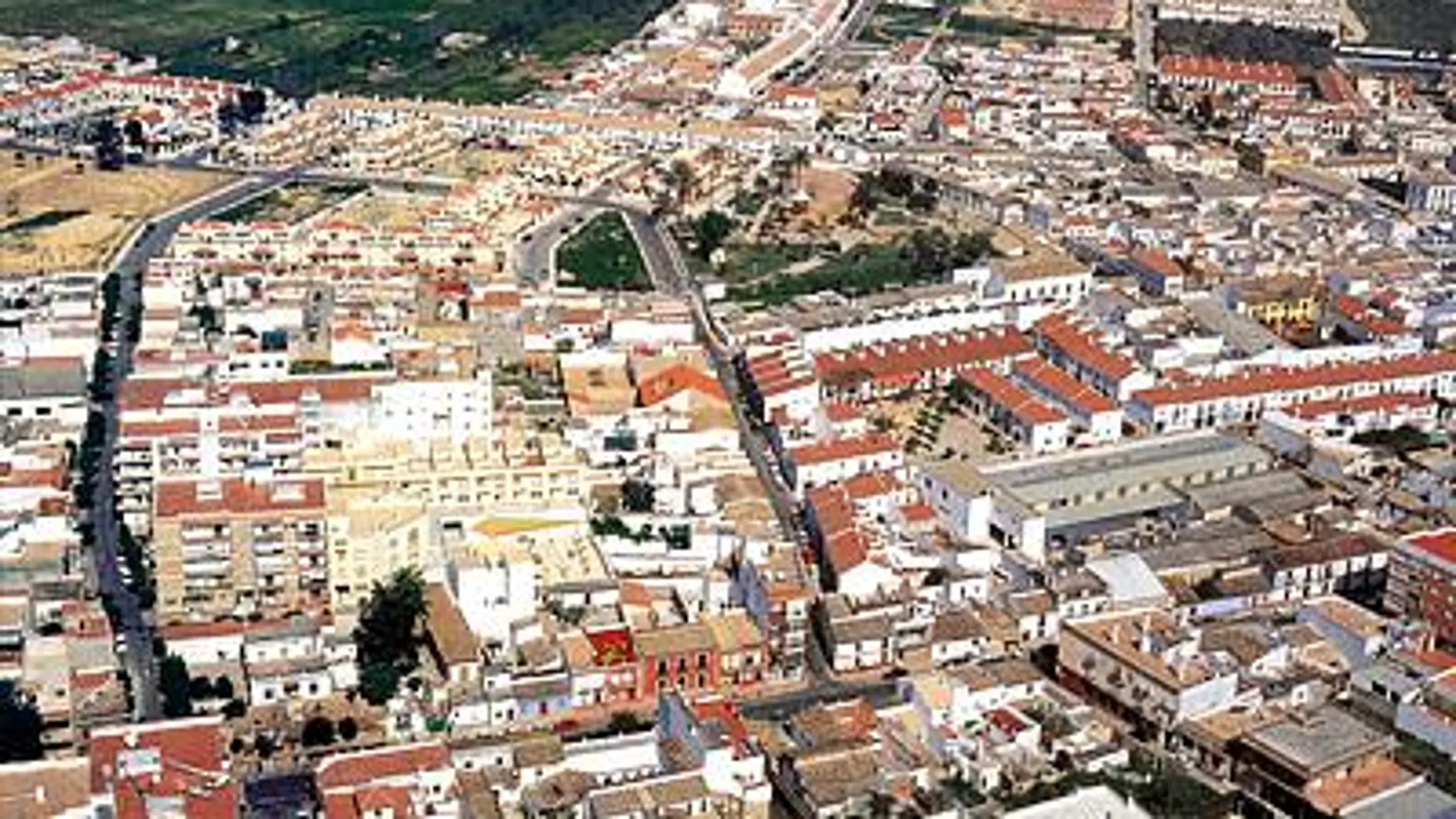 Vista aérea de Castilleja de la Cuesta, municipio sevillano en el que han ocurrido los hechos