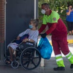 Entrada de Urgencias en un hospital madrileño