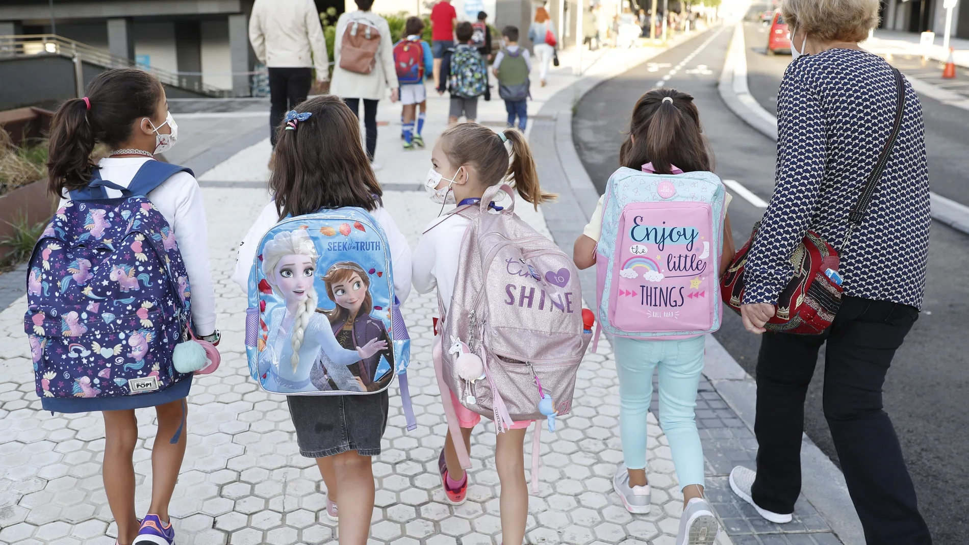 Comienza el curso escolar en el País Vasco entre medidas preventivas para evitar el contagio de la covid-19