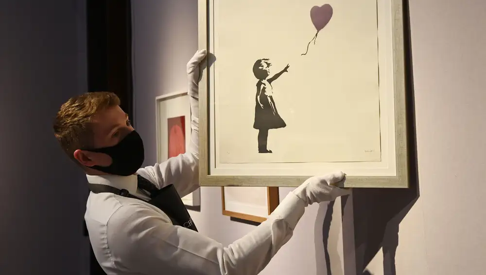 &quot;A Girl with a Balloon&quot;, de Banksy