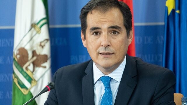 El portavoz parlamentario del PP-A, José Antonio Nieto, en una imagen de archivo