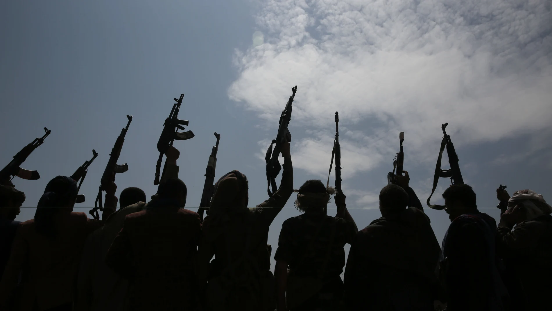 Tropas leales a los rebeldes hutíes en Yemen