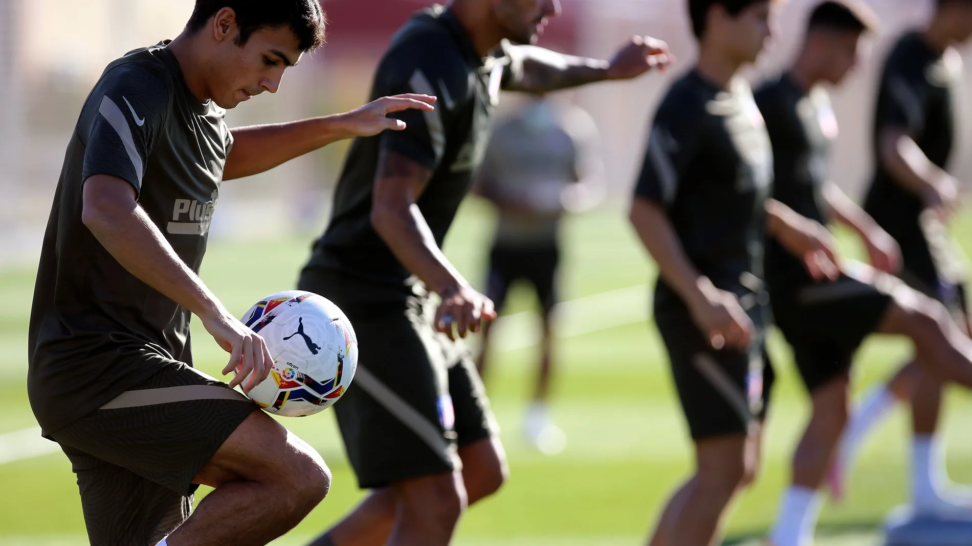 Entrenamiento del Atlético de Madrid