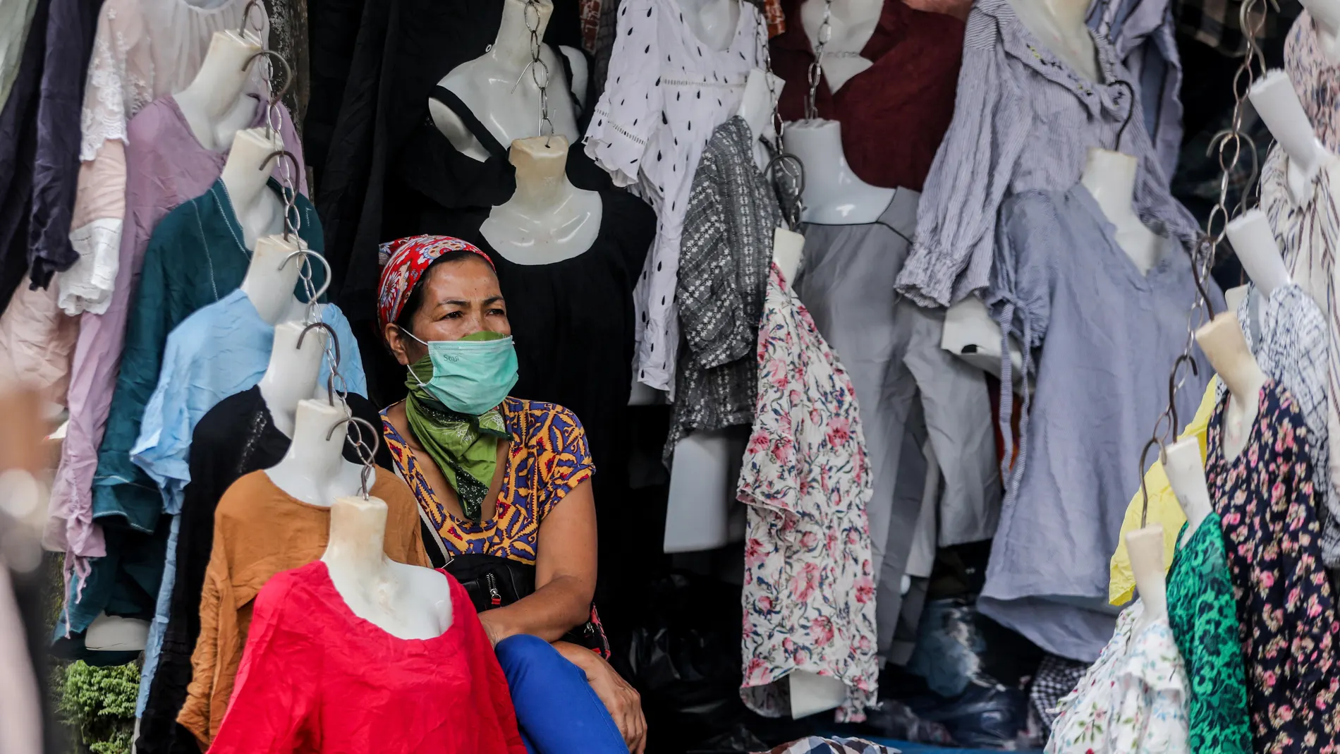 Economic daily life amid the coronavirus pandemic in Medan