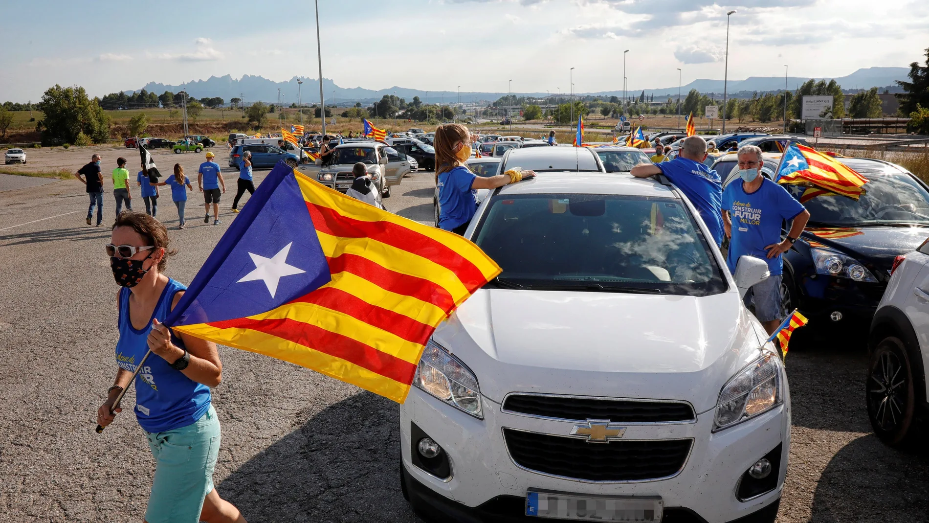 Celebración de la Diada en Cataluña