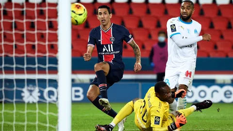 Di María, en el PSG-Olympique
