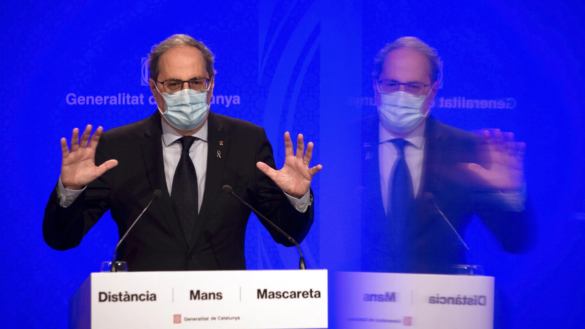 El presidente de la Generalitat, Quim Torra