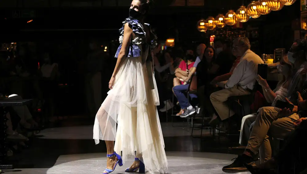 Desfile de la diseñadora Leonesa, María Lafuente, en la Mercedes-Benz Fashion Week