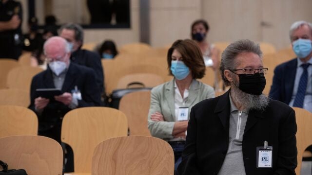 El exdirector de Sdae (filial digital de la Sociedad General de Autores, SGAE), José Luis Rodríguez Neri, y su socio, el expresidente del Consejo de Dirección de la SGAE, Teddy Bautista