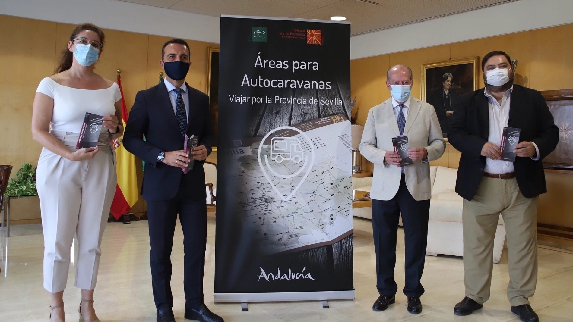 Presentación de la guía sobre el turismo de autocaravana en la provincia de Sevilla