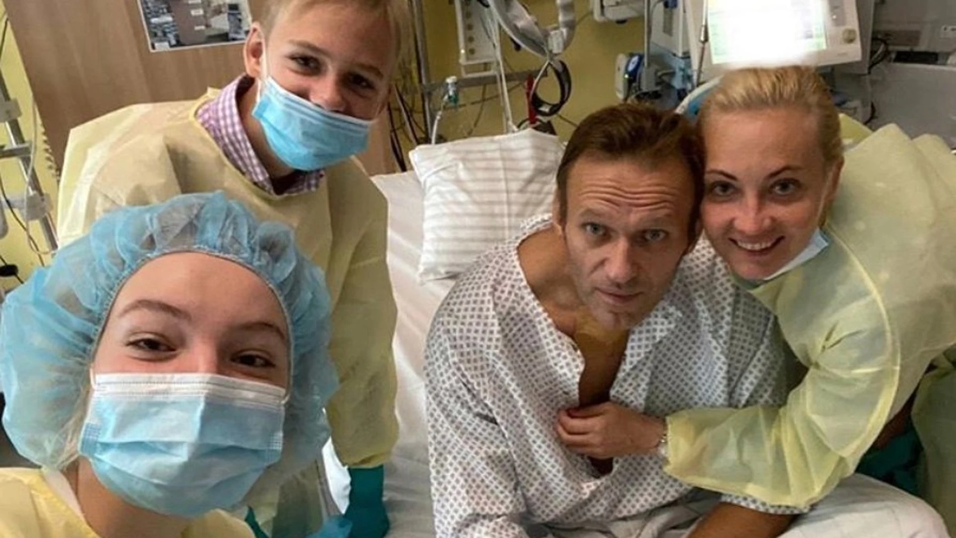 Navalny ha publicado un selfie en su cuenta de Instagram