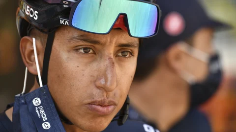 Egan Bernal sufrió un accidente