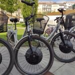 Bicicletas eléctricas del servicio municipal de préstamo de bicicletas en Salamanca.EUROPA PRESS15/09/2020