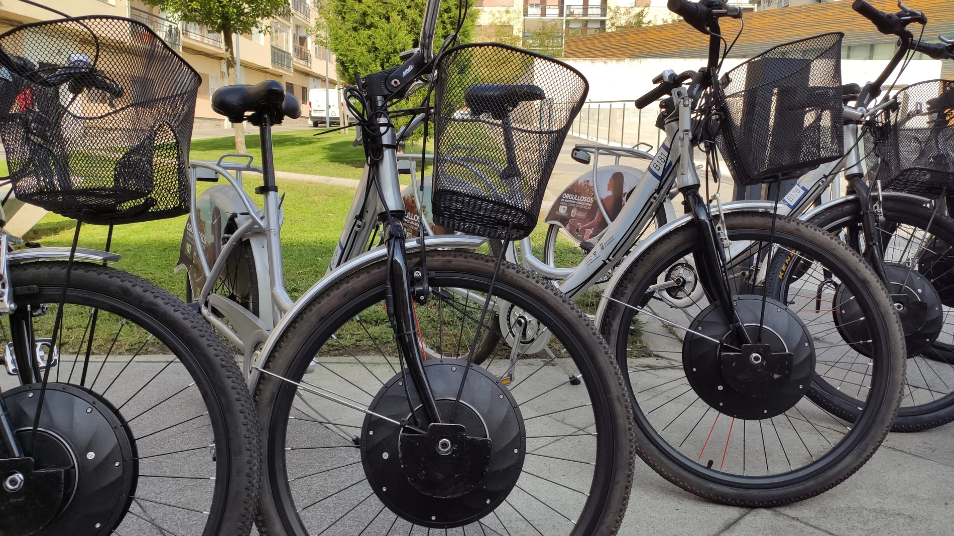 Bicicletas eléctricas del servicio municipal de préstamo de bicicletas en Salamanca.EUROPA PRESS15/09/2020