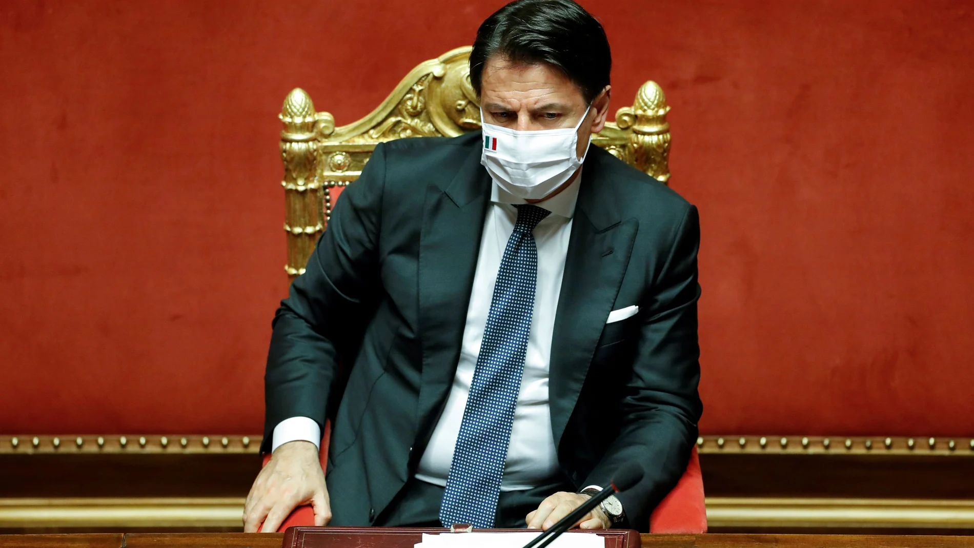 El primer ministro italiano Giuseppe Conte