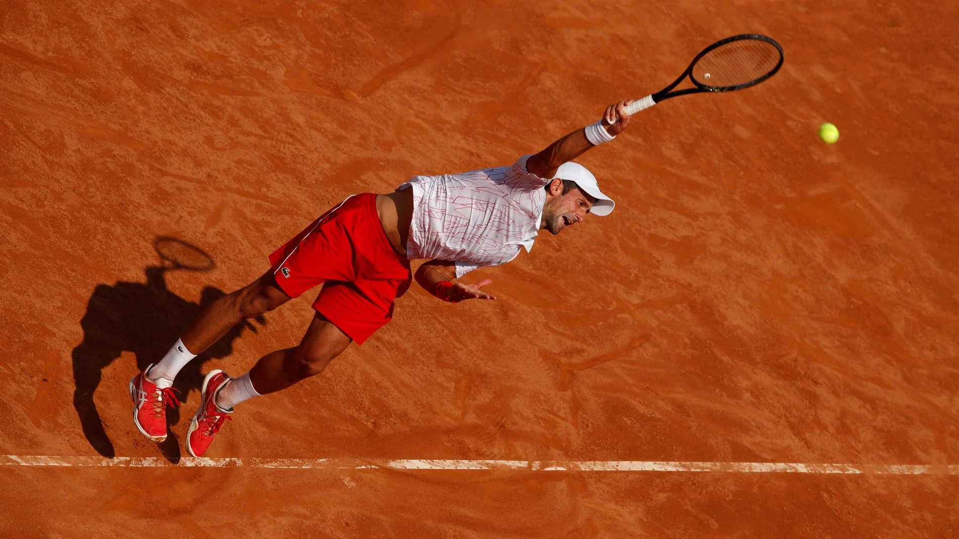 Novak Djokovic, en su estreno en el Masters 1.000 de Roma