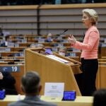 Ursula von der Leyen en el parlamento europeo