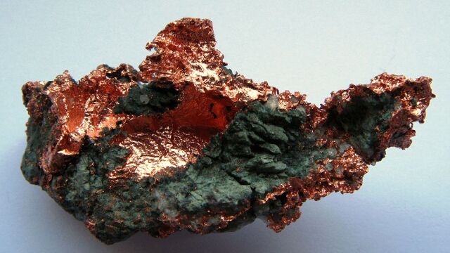 Muestra de cobre nativo