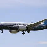 Un Boeing 737 MAX a punto de tomar tierra en Seattle
