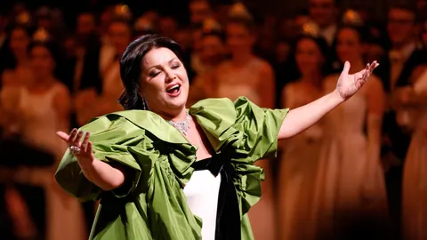La estrella de la ópera Anna Netrebko