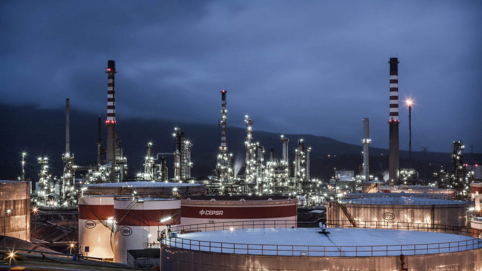 Instalaciones de la Refinería Gibraltar-San Roque de Cepsa