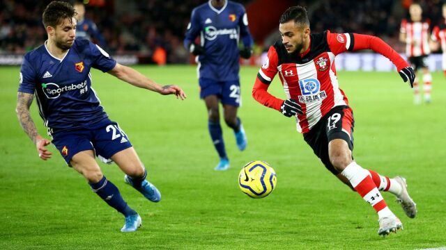 Sofiane Boufal con el Southamton.