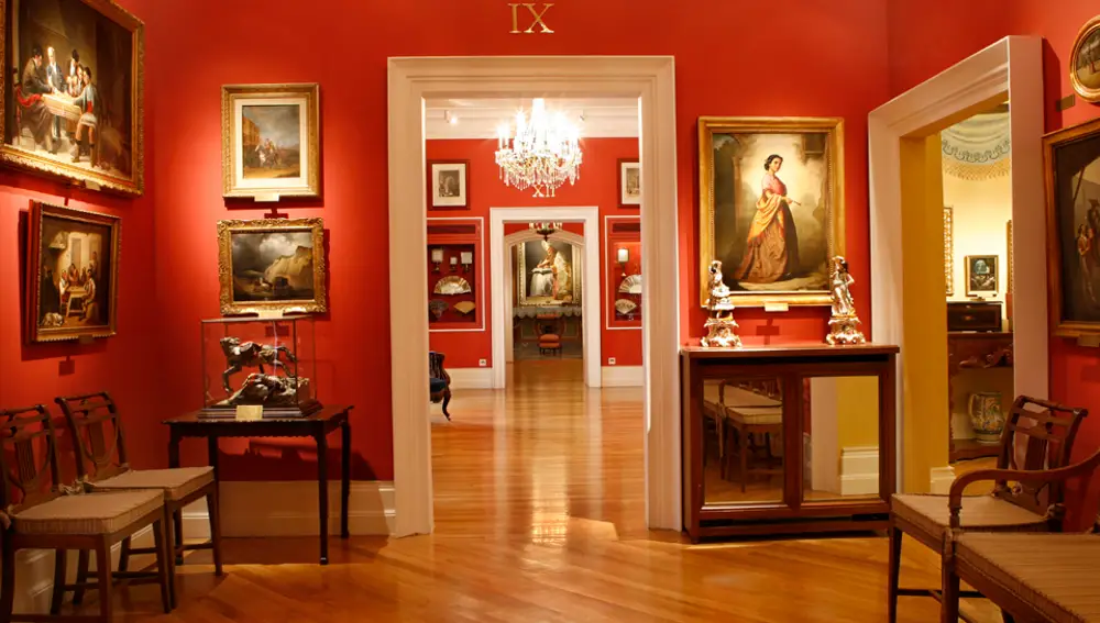 Una sala del Museo del Romanticismo de Madrid